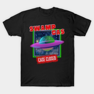 Swamp Gas UFO Case Closed T-Shirt